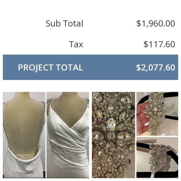 Satin Low Back Wedding Gown ✨ FREE VEIL ✨ - Picture 11 of 15